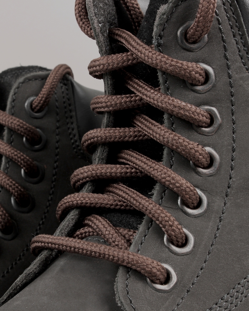 Round and thick laces, bark brown - 2