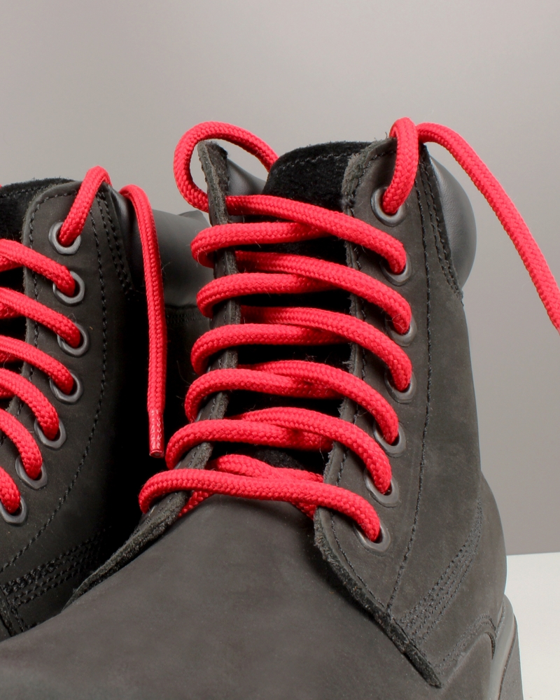 Round and thick laces, chilli red - 2