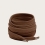 Flat and wide laces, cocoa brown - 1