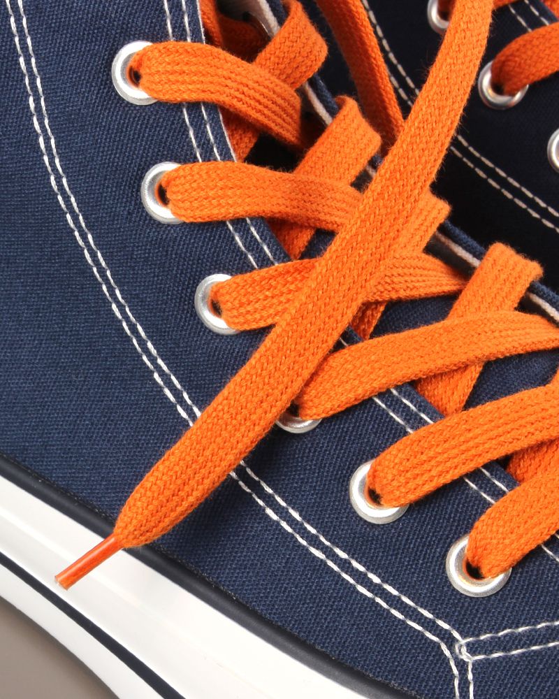 Schnürsenkel flach und breit, blutorange - 2