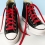 Flat and wide laces, strawberry red - 4