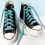 Flat and wide laces, Caribbean blue - 4