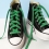 Flat and wide laces, Emerald green - 4