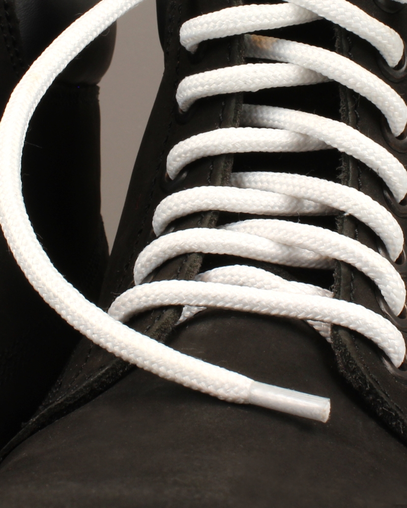 Round and thick laces, polar white - 4