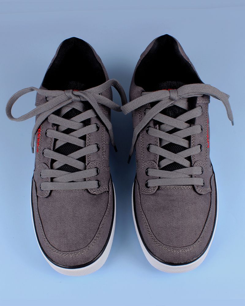 Lacci piatti e larghi, grigio topo - 3