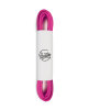 Lacets ronds et fins cirés, rose fuchsia - 1