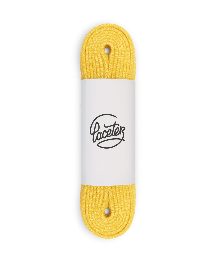 Flat and wide laces, Yellow cocktail - 1