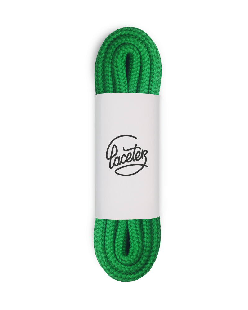 Round and thick laces, watermelon green - 1