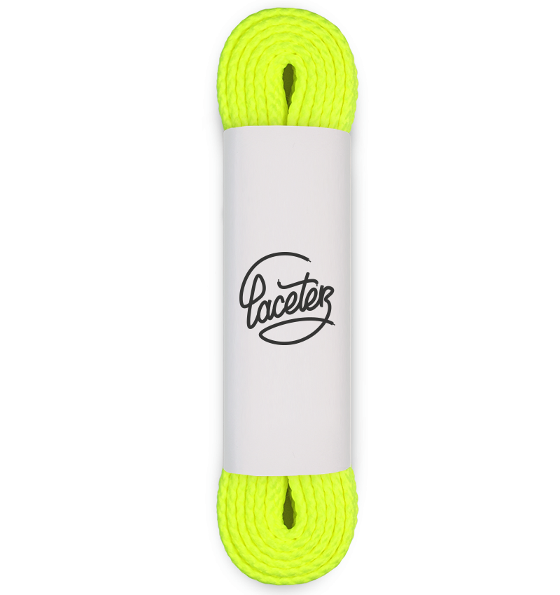 Lacets de sport, jaune pacman - 1