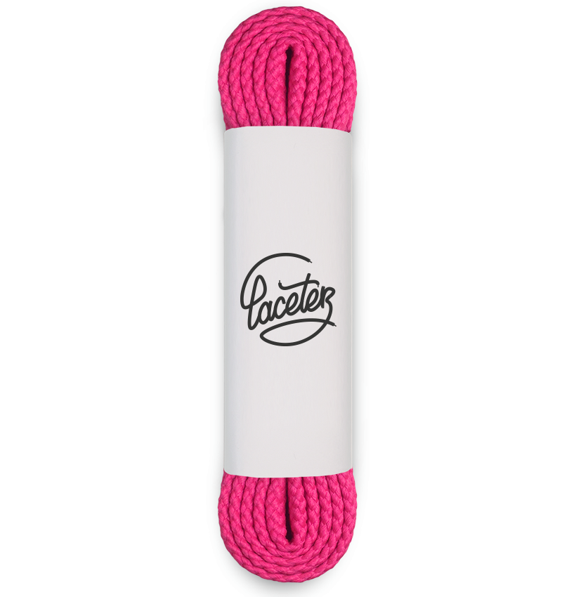 Lacets de sport, rose disco - 1