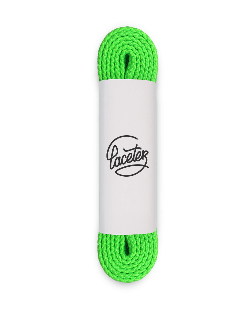 Athletic laces, neon green - 1