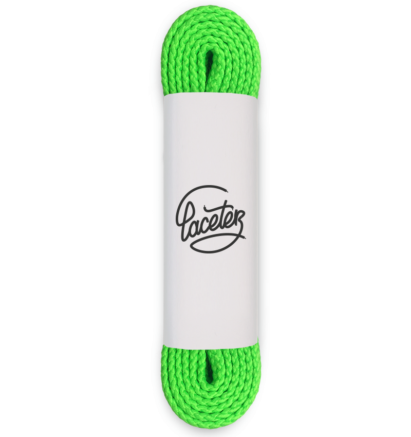 Athletic laces, neon green - 1