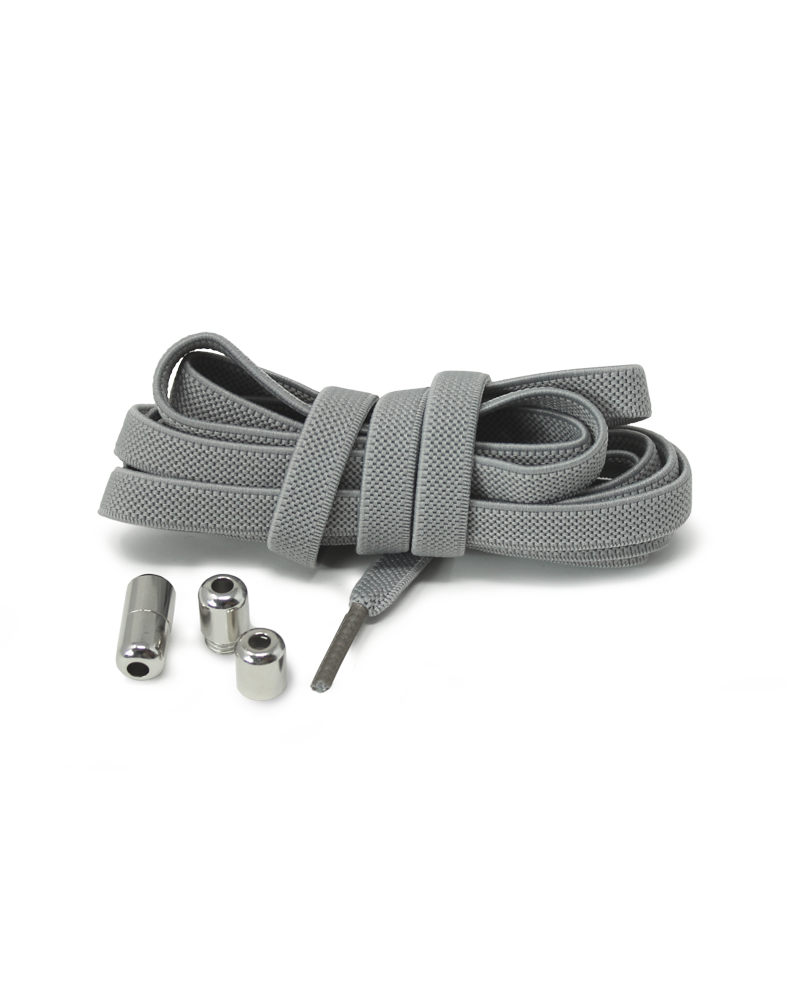 White elastic shoelaces for trainers - copie - copie - copie - 1