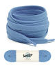 Lacets plats, bleu ciel - 1