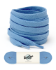Lacets plats, bleu ciel - 1