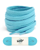 Lacets plats, bleu turquoise - 1