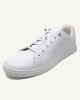 White elastic shoelaces for trainers - 2