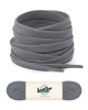 Lacets plats, gris souris - 1
