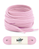 Lacets plats, rose bonbon - 1