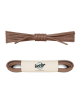 Lacets ronds et fins cirés, marron chocolat - 1