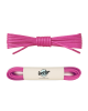 Lacets ronds et fins cirés, rose fuchsia - 1