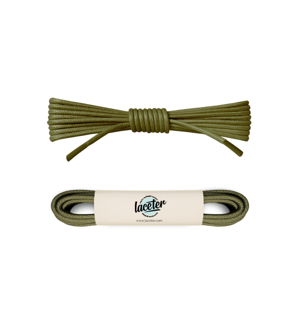 runde gewachste schnürsenkel