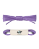 Lacets ronds et fins cirés, violet lilas - 1