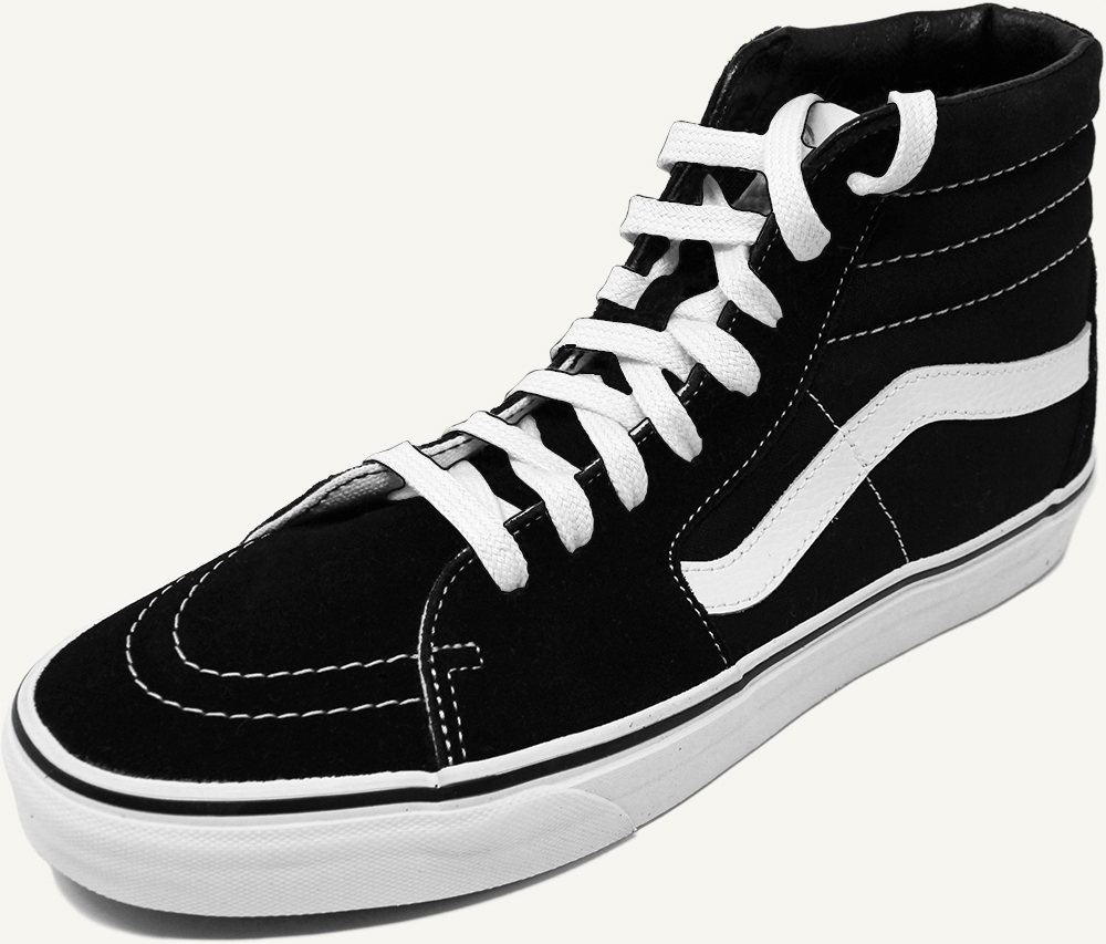 buiten gebruik Namens ethiek Vans Old Skool shoelaces, White or colored shoelaces for vans shoes
