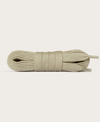 Lacets plats, beige