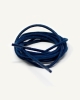 Lacets ronds et fins cirés, bleu cosmos - 3
