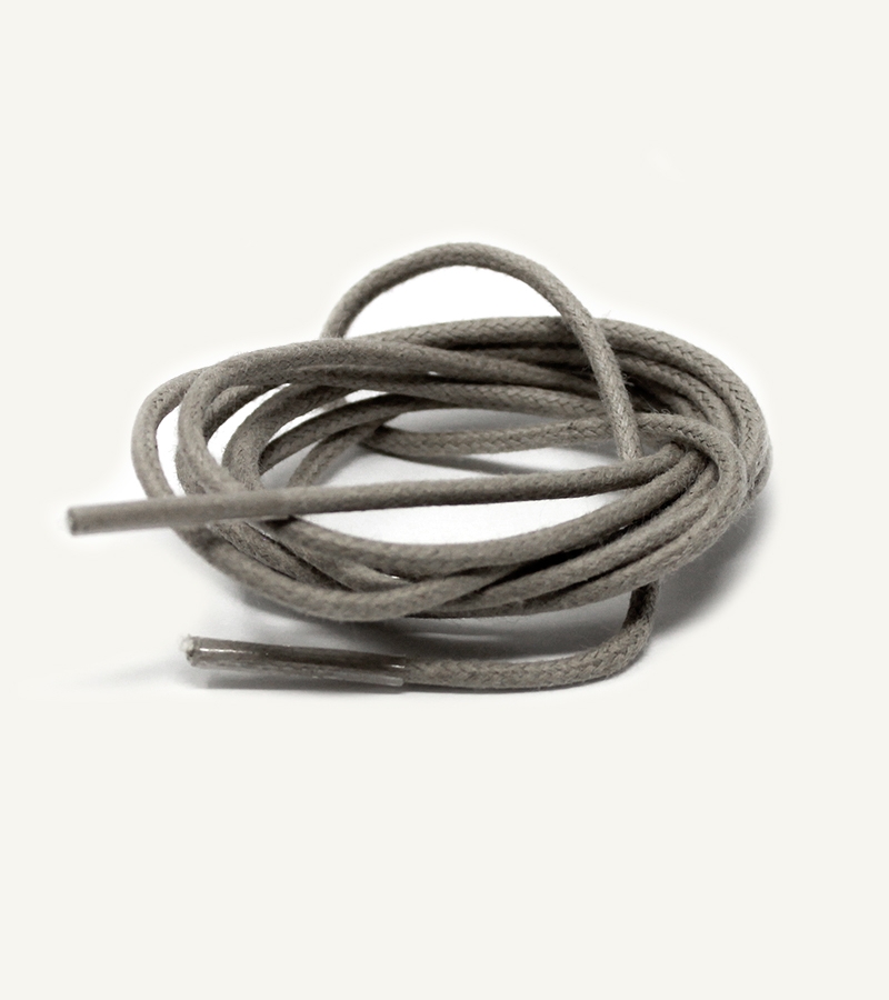 lacets ronds gris