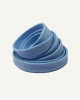 Lacets plats bleus - 3