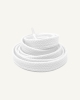 Lacets plats blancs - 3