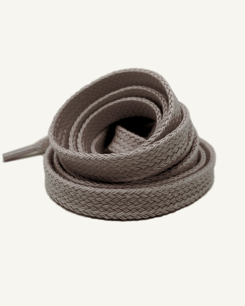Lacets plats, gris army - 3