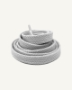 Lacets plats, gris béton - 3