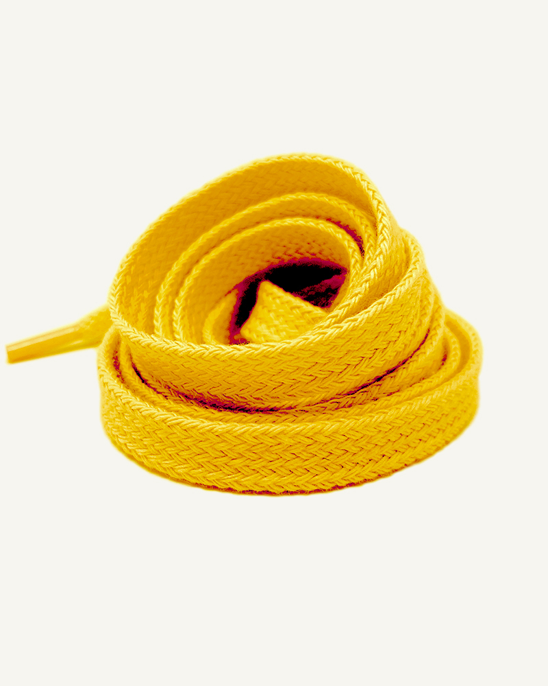 Flat and wide laces, Yellow cocktail - 3