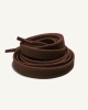 Lacets plats, marron cacao - 3
