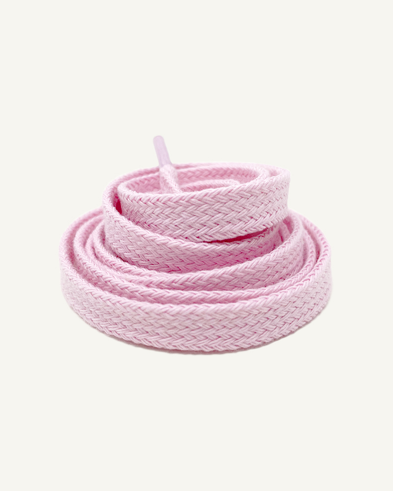Flat and wide laces, candy pink - 3