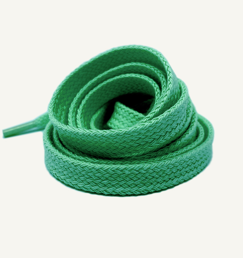  Lacets plats verts - 3