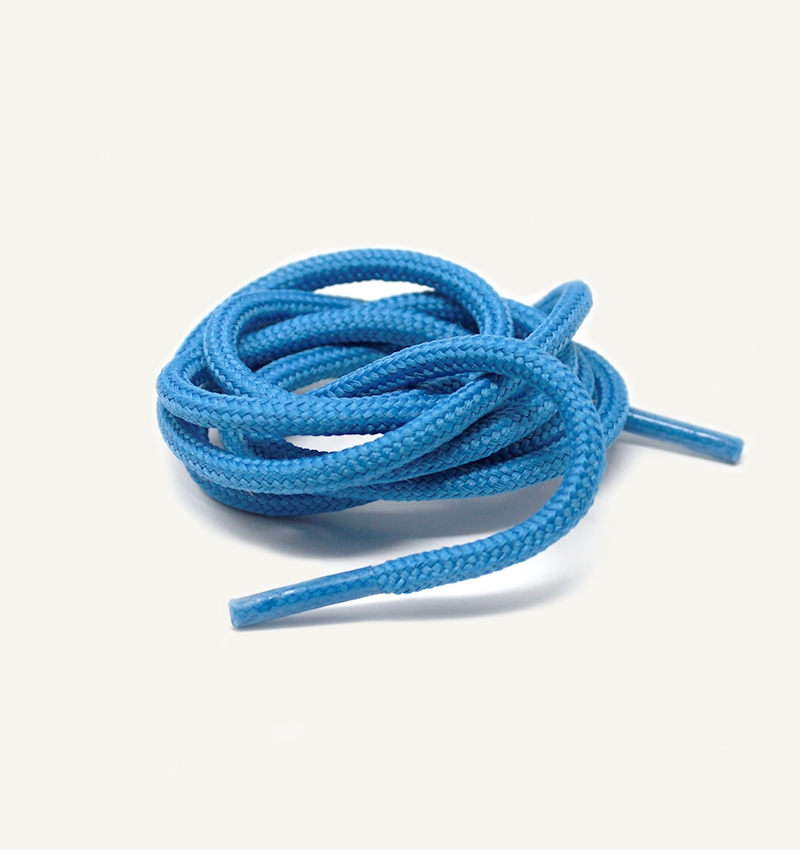 Round and thick laces, Neptune bleu - 3