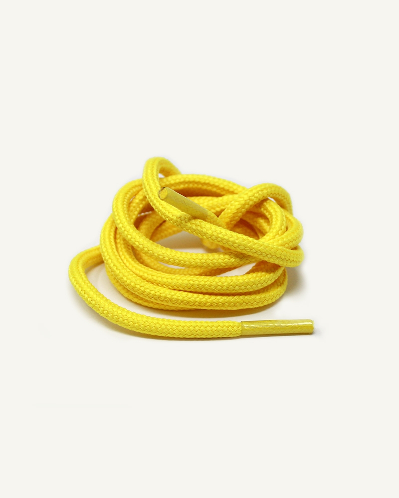 Round and thick laces, banana yellow - 3
