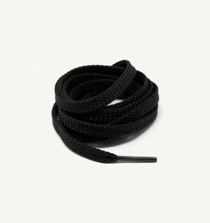 Athletic laces, absolute black - 3