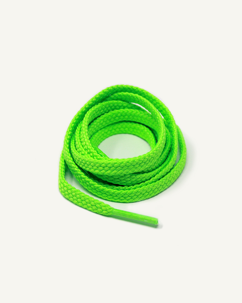 Lacets de sport, vert néon - 3