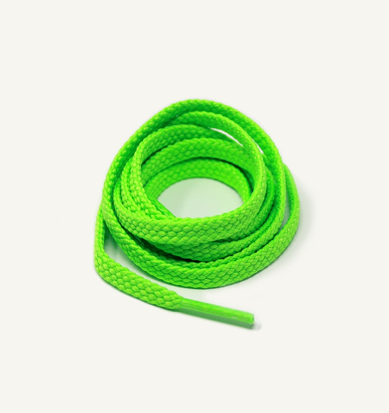 Lacets de sport, vert néon - 3