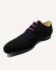Lacets ronds et fins cirés, rose fuchsia - 2