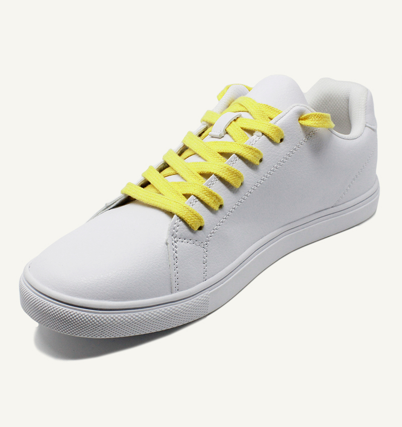 Flat and wide laces, chick yellow - 2