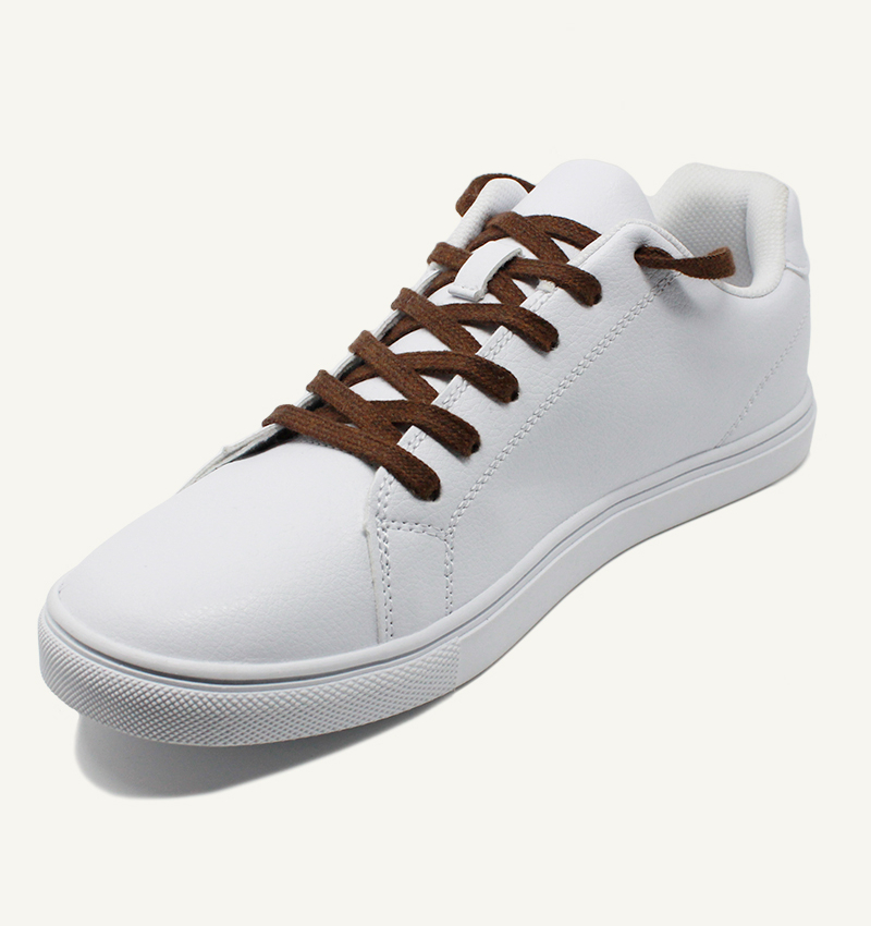 Flat and wide laces, cocoa brown - 2
