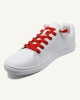 Lacets plats, rouge fraise - 2