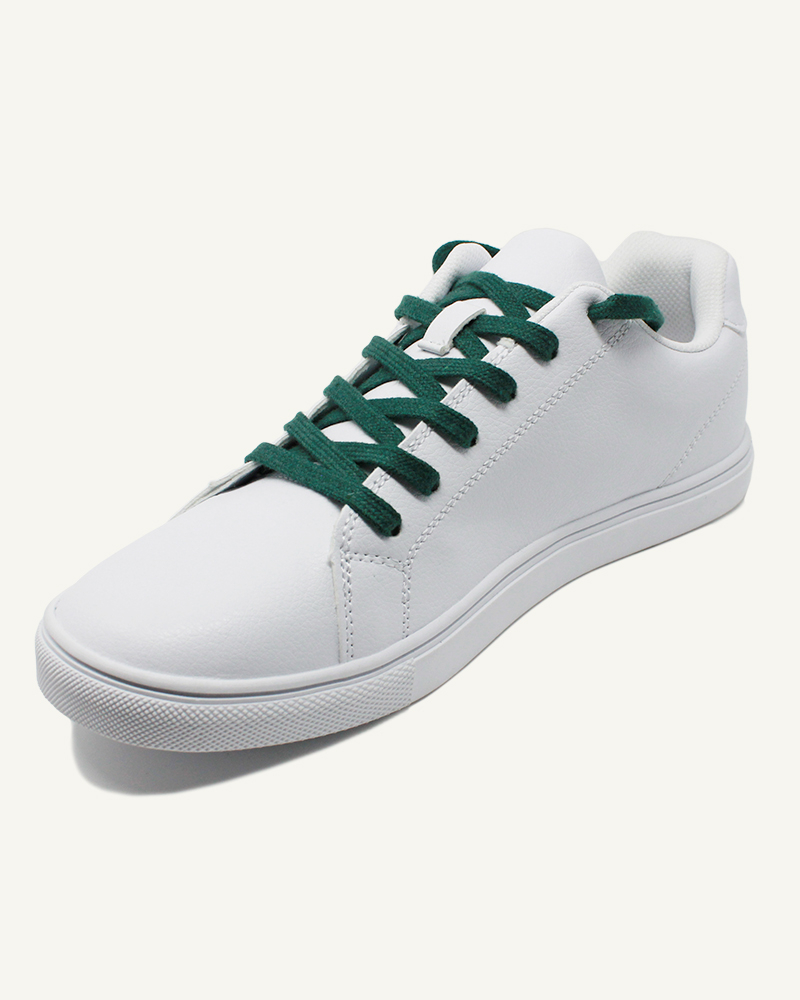 Flat and wide laces, pine green - 2