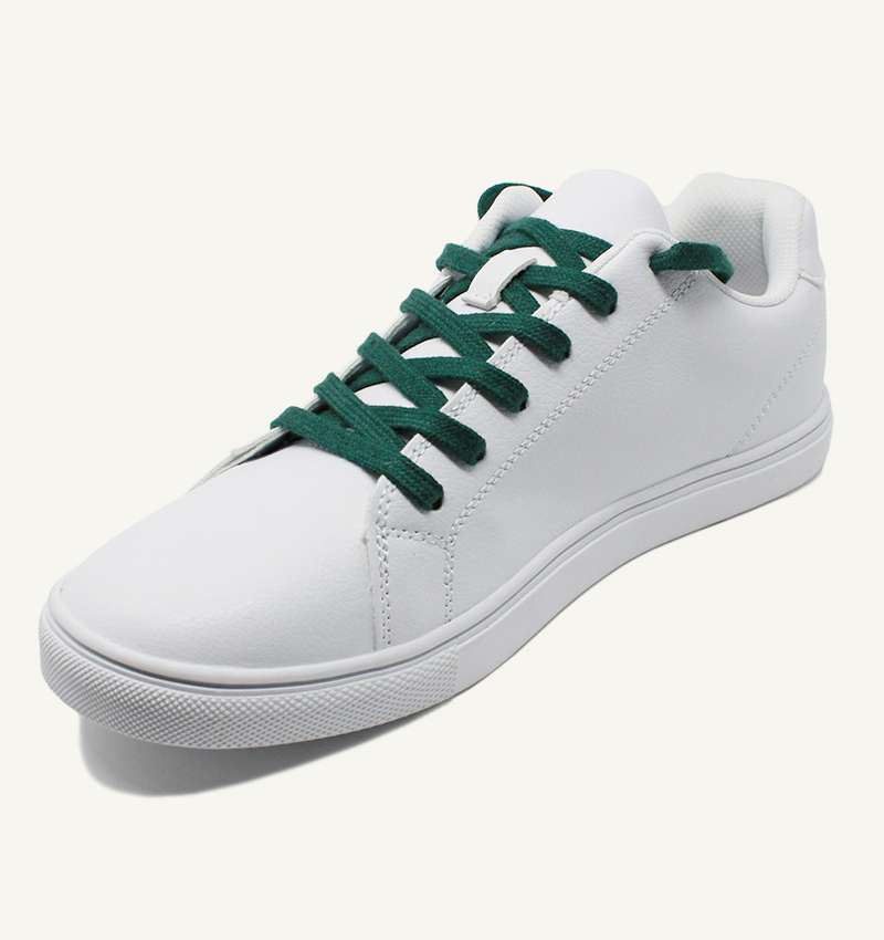 Flat and wide laces, pine green - 2
